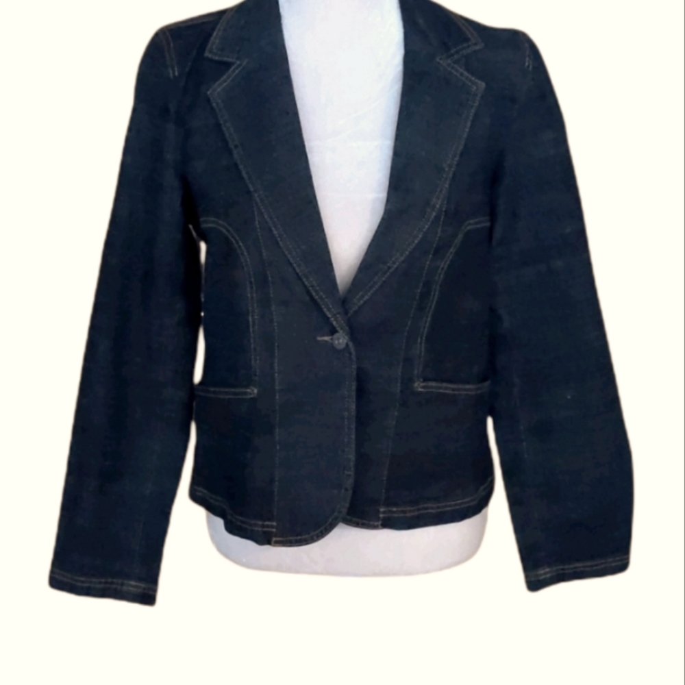 🆕 Rafaella Jean Jacket /  Size 10